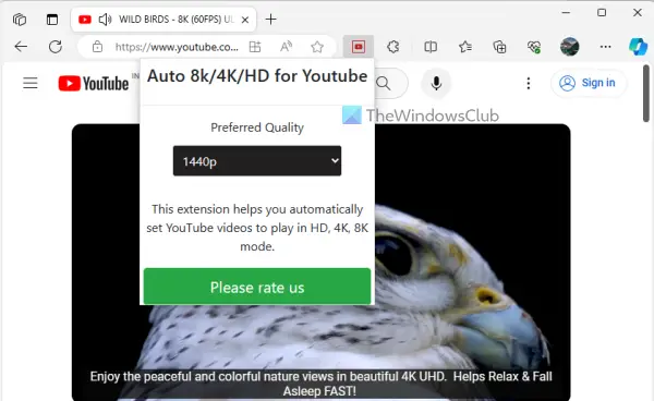 Auto HD Automatic 4K for Youtube