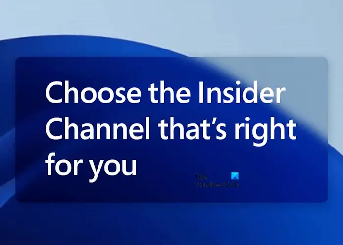 Choose right Insider Channel