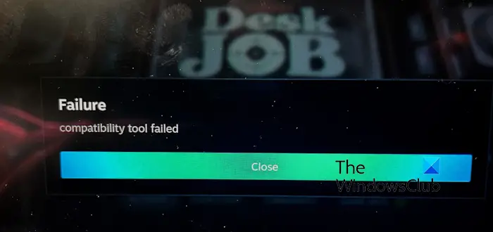 Fix Steam Deck compatibility tool failed error