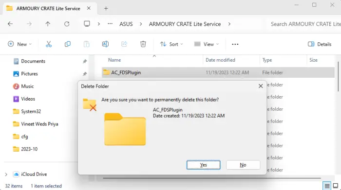Delete the AC_FDSPlugin folder