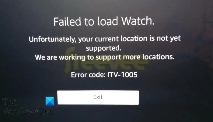 Fix Freevee Failed to load Watch Error Codes