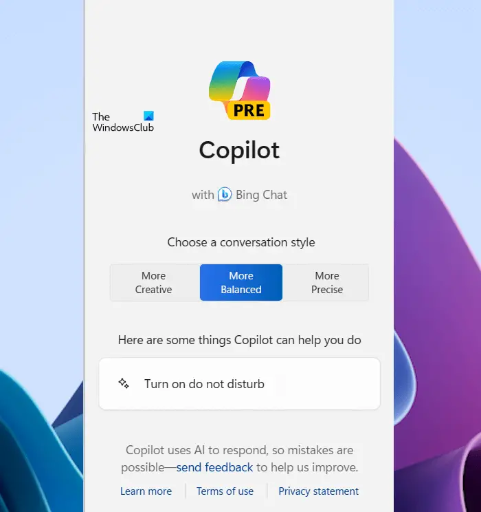 Getting started with Copilot