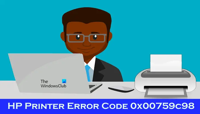 HP Printer Error Code 0x00759c98