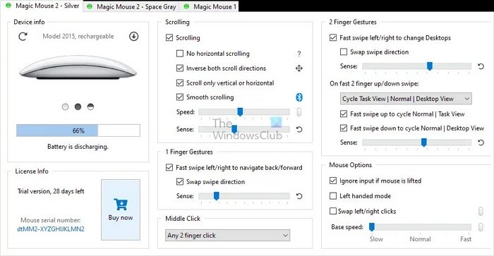 Magic Mouse Utilities