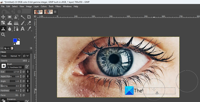Entfernen Sie Text Aus Einem Bild In Gimp