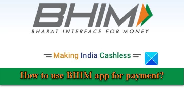Use BHIM app for payment