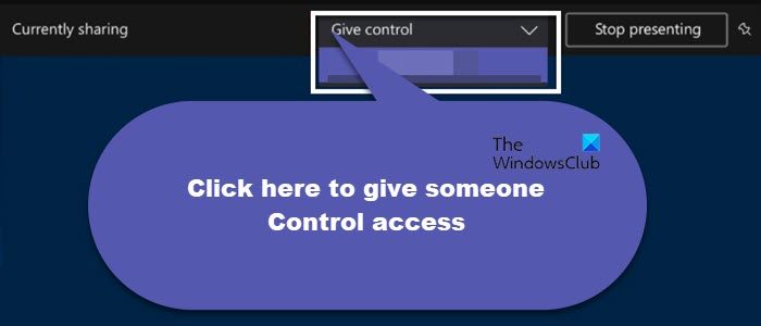 give control access