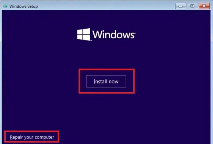 Windows Install or Repair