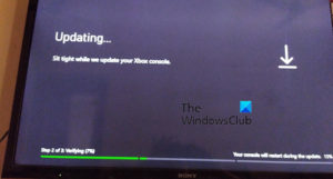 XBOX ONE UPDATE STUCK AT 100 PERCENT visual data 6