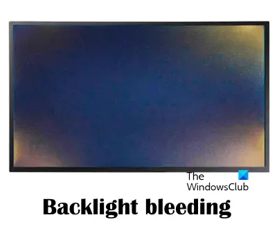 Backlight bleeding