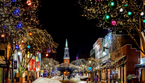 Best free Christmas background for Teams