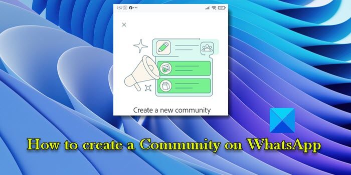 Create a Community on WhatsApp