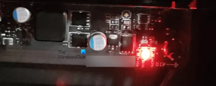 DRAM Q-LED on motherboard