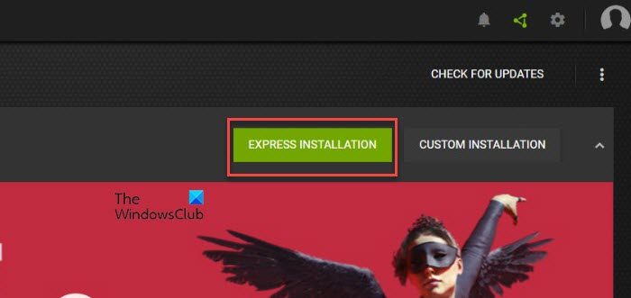 Driver installation options