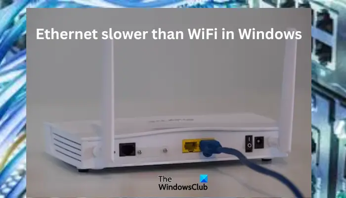 Ethernet más lento que WiFi en Windows