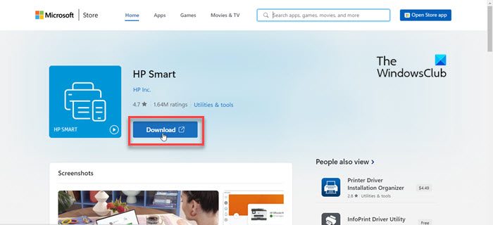 HP Smart in Microsoft Store