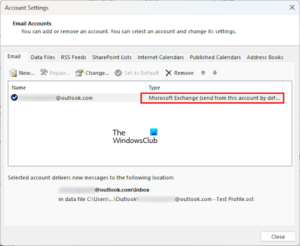 OUTLOOK MISSING ACCOUNT visual data 7