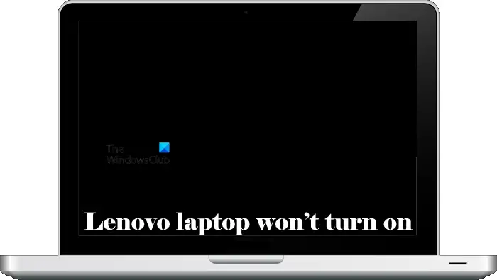 La computadora portátil Lenovo no se enciende