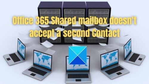 Cannot add second Contact address to Office 365 Shared mailbox