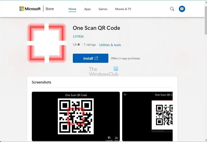 One Scan Qr Code App