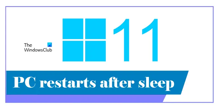 PC restarts after sleep