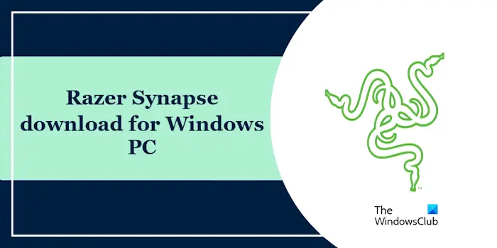 Razer Synapse download for Windows PC