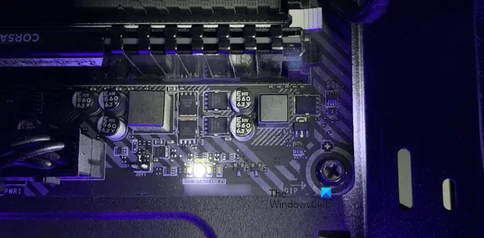 VGA Q-LED en la placa base