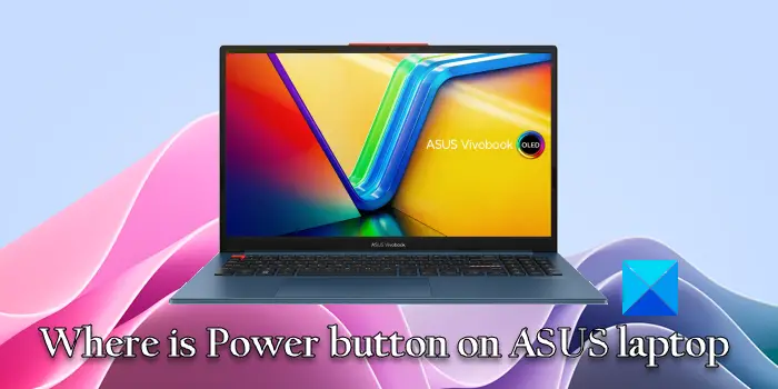 Where is Power button on ASUS laptop