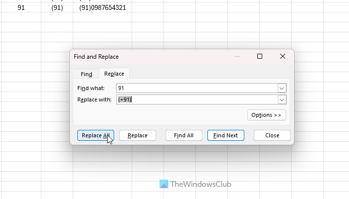 How to add parentheses in Excel