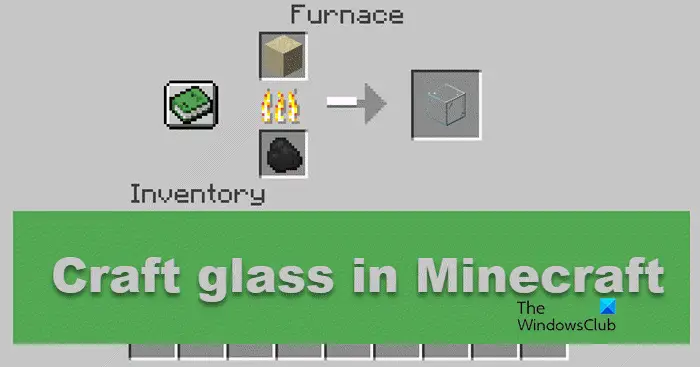 craft glass in Minecraft