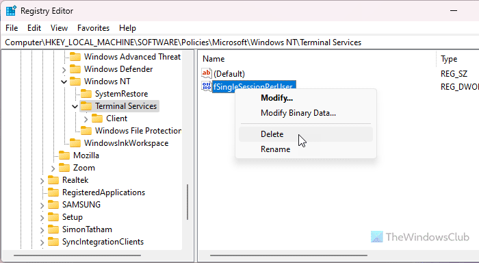 Escritorio remoto bloqueado Espere en Windows 11/10