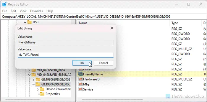How to rename Hardware in Device Manager of Windows