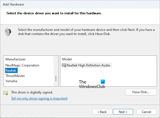 Add legacy hardware Realtek audio