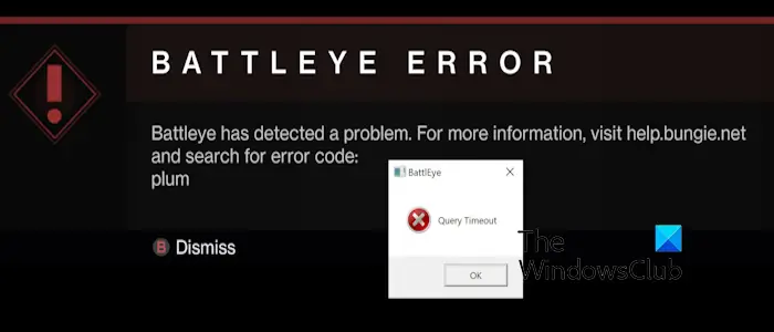 Código de error BATTLEYE Plum en Destiny 2 (Solución)