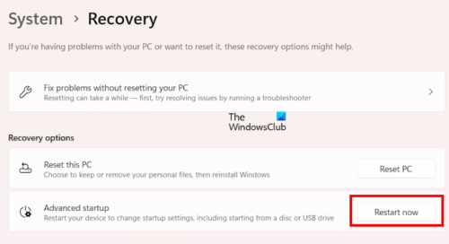 Cannot boot into Windows Recovery Environment