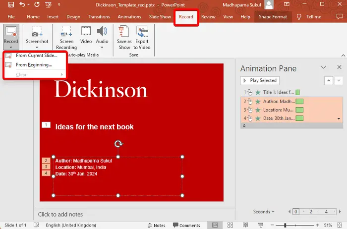 Animations not working in PowerPoint on Windows
