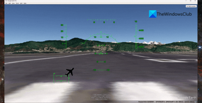 How to use Free Google Flight Simulator in Windows 11