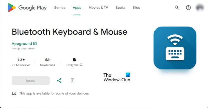 Install Bluetooth Keyboard & Mouse
