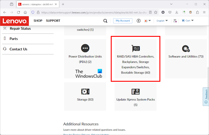 Update HBA controller driver