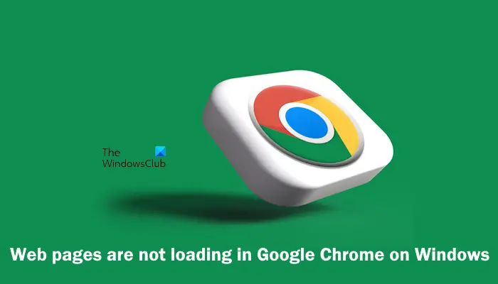 Las páginas web no se cargan en Chrome