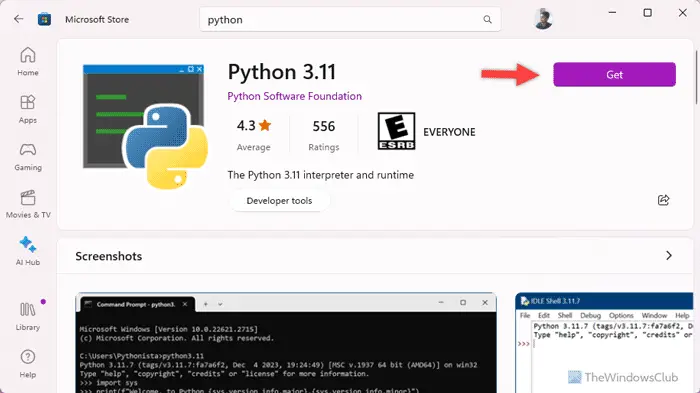 How to install Python in Windows 11/10