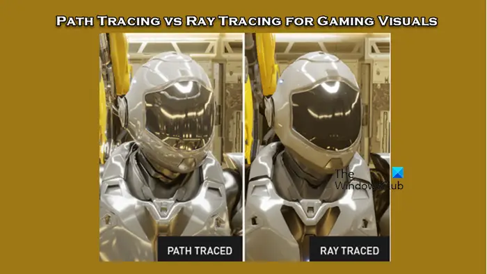 Path Tracing versus Ray Tracing para imágenes de juegos
