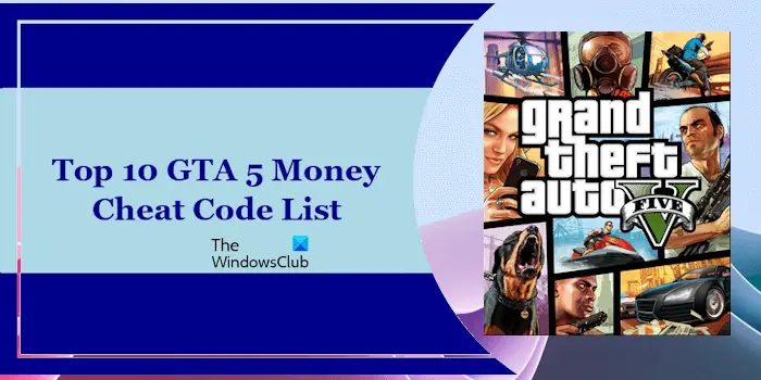GTA 5 Money Cheat Code List