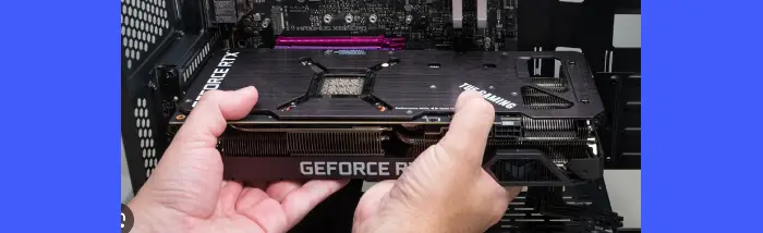Re-seat the Graphics Card