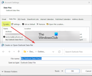 Outlook PST cannot be found says Office 365