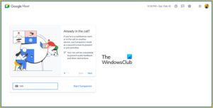 How to use Companion Mode in Google Meet