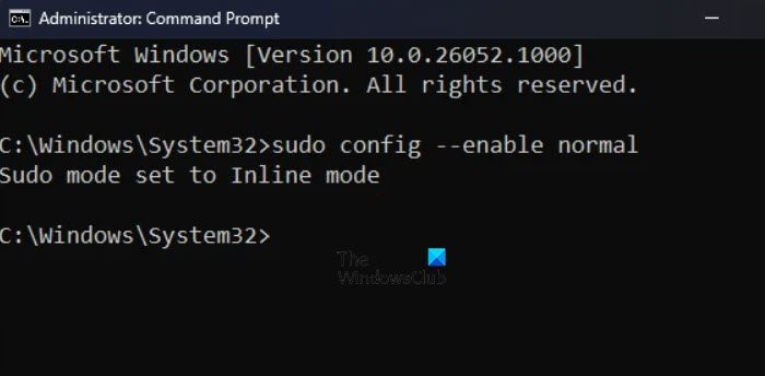 run Sudo Command in windows