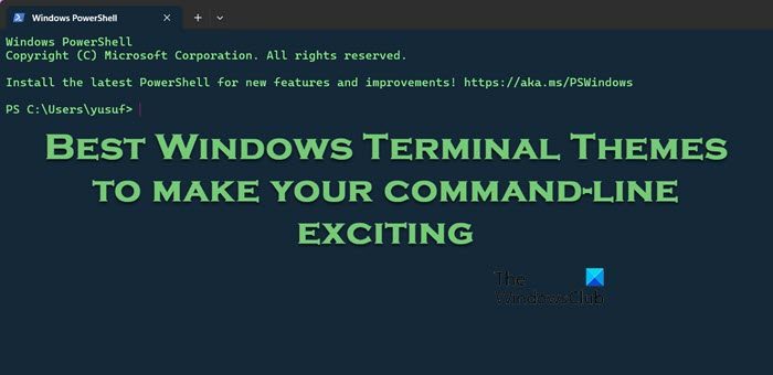 Best Windows Terminal Themes to make your command-line exciting