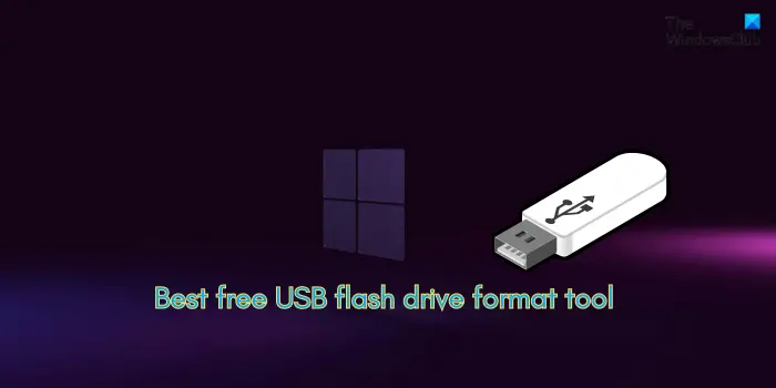 Best free USB flash drive format tool