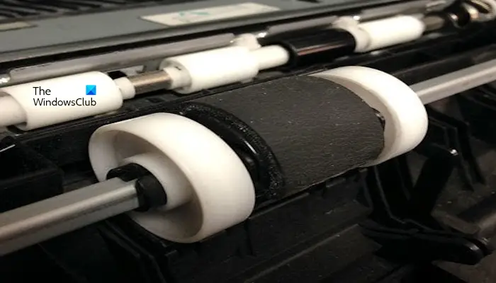 Clean printer roller